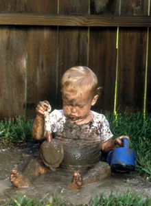 Do dirty kids = healthy adults?