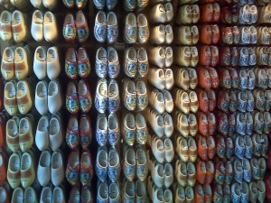 Wooden shoes in Amsterdam